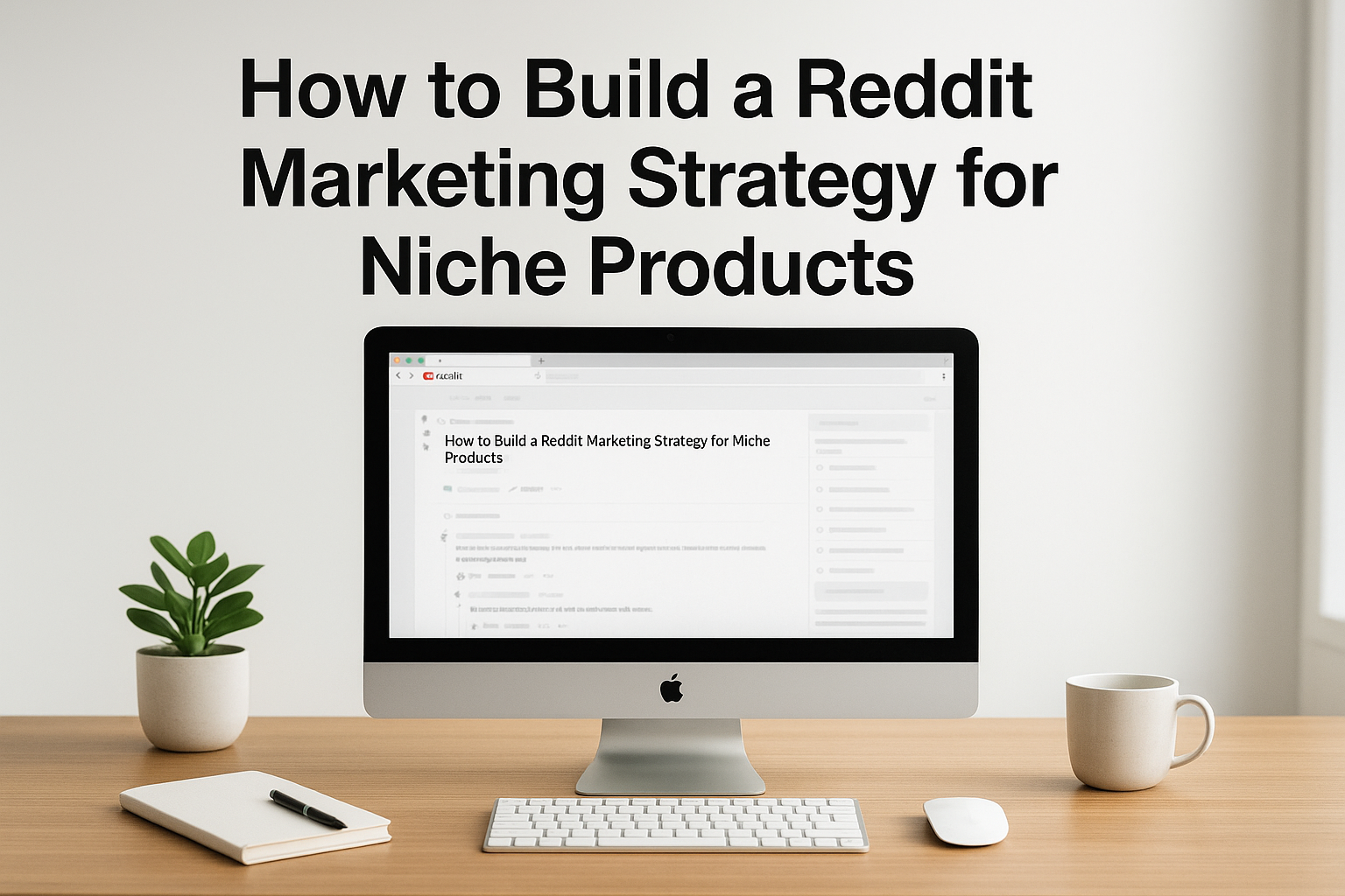 Visual summary of How to Build a Reddit Marketing Strategy for Niche Products: A Step-by-Step Plan