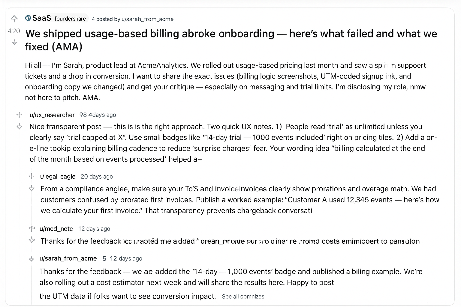 Find best reddit threads for marketing