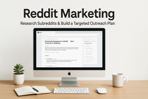 Illustration showing Reddit marketing