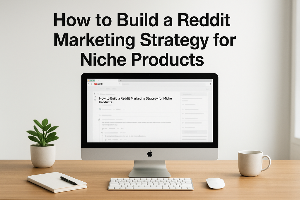 Illustration showing Reddit marketing strategy