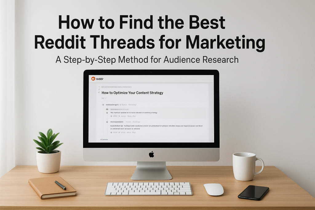 How to Find the Best Reddit Threads for Marketing: A Step-by-Step Method for Audience Research